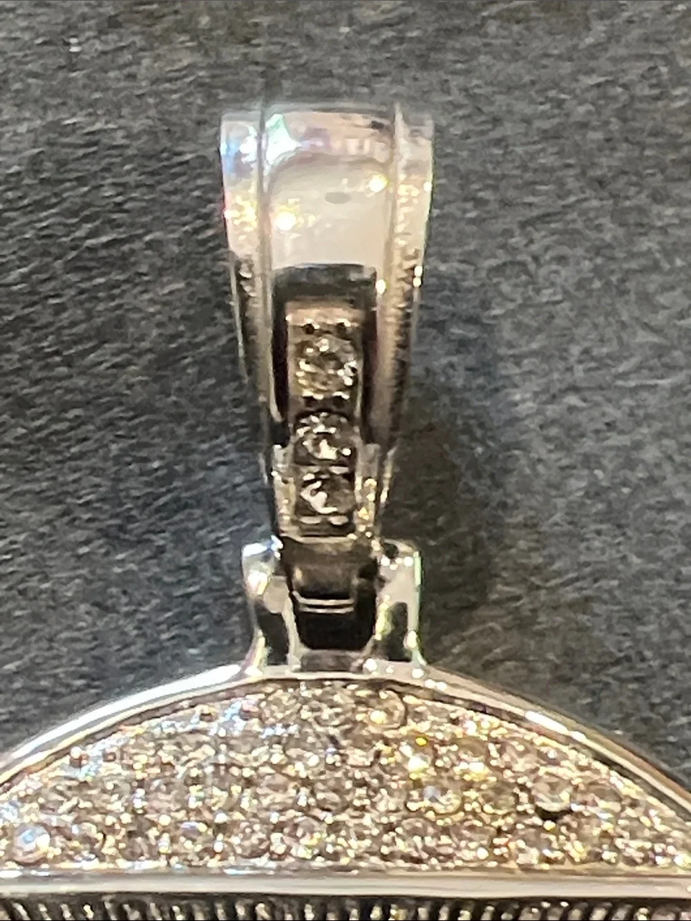 New Stainless steel Round Pendant of “Last Supper”  with Pave Detailing.